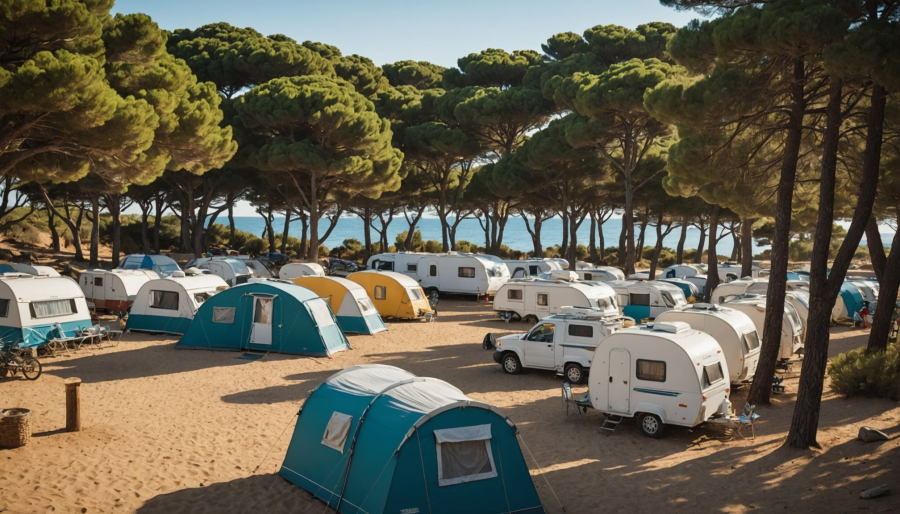 Campings cerca de la playa en la costa brava